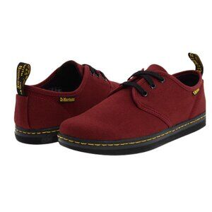 Dr. Martens Air Wair Burgundy Red Canvas Soho Sneakers - US Women's Size 6